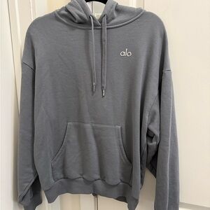 ALO Yoga Accolade Hoodie Size Small Limited Edition - Bluestone / Steel Grey